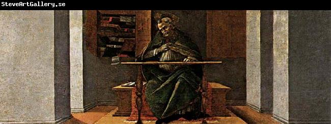 BOTTICELLI, Sandro St Augustine in His Cell
